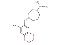 N,N-dimethyl-1-[(7-methyl-2,3-dihydro-1,4-benzodioxin-6-yl)methyl]azepan-4-amine