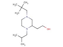2-[4-(2,2-dimethylpropyl)-1-isobutyl-2-piperazinyl]ethanol