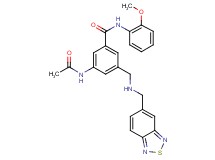 3-(acetylamino)-5-{[(2,1,3-benzothiadiazol-5-ylmethyl)amino]methyl}-N-(2-methoxyphenyl)benzamide