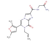 7-allyl-N-(2-amino-2-oxoethyl)-6-(2,5-dimethyl-3-furyl)-8-oxo-7,8-dihydroimidazo[1,2-a]pyrazine-2-carboxamide