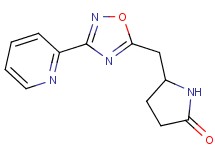 5-{[3-(2-pyridinyl)-1,2,4-oxadiazol-5-yl]methyl}-2-pyrrolidinone