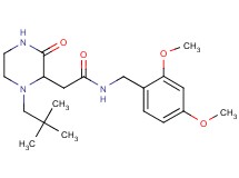 N-(2,4-dimethoxybenzyl)-2-[1-(2,2-dimethylpropyl)-3-oxo-2-piperazinyl]acetamide