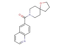 6-(1-oxa-8-azaspiro[4.5]dec-8-ylcarbonyl)quinoline
