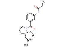 N-{3-[(2,2-diallylpyrrolidin-1-yl)carbonyl]phenyl}propanamide