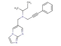 N-(sec-butyl)-N-(imidazo[1,2-a]pyrimidin-6-ylmethyl)-3-phenylprop-2-yn-1-amine