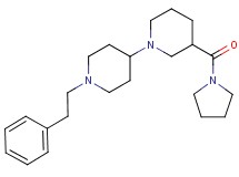 1'-(2-phenylethyl)-3-(1-pyrrolidinylcarbonyl)-1,4'-bipiperidine