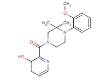 2-{[4-(2-methoxyphenyl)-3,3-dimethyl-1-piperazinyl]carbonyl}-3-pyridinol