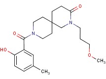 9-(2-hydroxy-5-methylbenzoyl)-2-(3-methoxypropyl)-2,9-diazaspiro[5.5]undecan-3-one