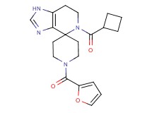 5-(cyclobutylcarbonyl)-1'-(2-furoyl)-1,5,6,7-tetrahydrospiro[imidazo[4,5-c]pyridine-4,4'-piperidine]