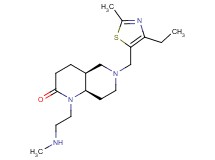 (4aS*,8aR*)-6-[(4-ethyl-2-methyl-1,3-thiazol-5-yl)methyl]-1-[2-(methylamino)ethyl]octahydro-1,6-naphthyridin-2(1H)-one