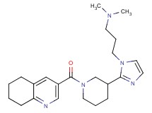 N,N-dimethyl-3-{2-[1-(5,6,7,8-tetrahydroquinolin-3-ylcarbonyl)piperidin-3-yl]-1H-imidazol-1-yl}propan-1-amine