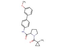 N-(3'-methoxy-4-biphenylyl)-1-[(1-methylcyclopropyl)carbonyl]prolinamide
