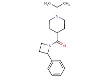 1-isopropyl-4-[(2-phenyl-1-azetidinyl)carbonyl]piperidine