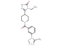 4-ethyl-5-{1-[3-(5-methyl-1H-tetrazol-1-yl)benzoyl]piperidin-4-yl}-2,4-dihydro-3H-1,2,4-triazol-3-one