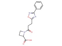 1-[3-(3-phenyl-1,2,4-oxadiazol-5-yl)propanoyl]-2-azetidinecarboxylic acid