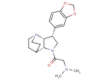 2-[(3R*,3aR*,7aR*)-3-(1,3-benzodioxol-5-yl)hexahydro-4,7-ethanopyrrolo[3,2-b]pyridin-1(2H)-yl]-N,N-dimethyl-2-oxoethanamine