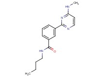 N-butyl-3-[4-(methylamino)pyrimidin-2-yl]benzamide