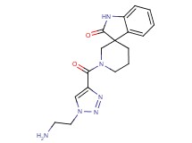 1'-{[1-(2-aminoethyl)-1H-1,2,3-triazol-4-yl]carbonyl}spiro[indole-3,3'-piperidin]-2(1H)-one