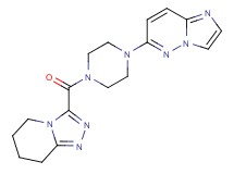 3-[(4-imidazo[1,2-b]pyridazin-6-ylpiperazin-1-yl)carbonyl]-5,6,7,8-tetrahydro[1,2,4]triazolo[4,3-a]pyridine