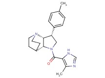 (3R*,3aR*,7aR*)-1-[(4-methyl-1H-imidazol-5-yl)carbonyl]-3-(4-methylphenyl)octahydro-4,7-ethanopyrrolo[3,2-b]pyridine