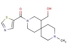 [9-methyl-3-(1,3-thiazol-5-ylcarbonyl)-3,9-diazaspiro[5.5]undec-1-yl]methanol