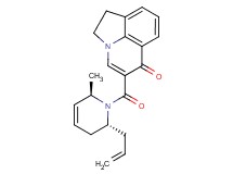 5-{[(2R*,6R*)-2-allyl-6-methyl-3,6-dihydropyridin-1(2H)-yl]carbonyl}-1,2-dihydro-6H-pyrrolo[3,2,1-ij]quinolin-6-one
