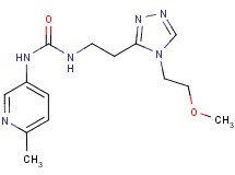 N-{2-[4-(2-methoxyethyl)-4H-1,2,4-triazol-3-yl]ethyl}-N'-(6-methylpyridin-3-yl)urea