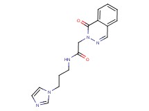 N-[3-(1H-imidazol-1-yl)propyl]-2-(1-oxo-2(1H)-phthalazinyl)acetamide
