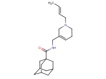 N-({1-[(2E)-but-2-en-1-yl]-1,2,5,6-tetrahydropyridin-3-yl}methyl)adamantane-1-carboxamide
