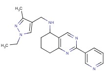 N-[(1-ethyl-3-methyl-1H-pyrazol-4-yl)methyl]-2-(3-pyridinyl)-5,6,7,8-tetrahydro-5-quinazolinamine