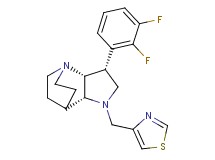 (3R*,3aR*,7aR*)-3-(2,3-difluorophenyl)-1-(1,3-thiazol-4-ylmethyl)octahydro-4,7-ethanopyrrolo[3,2-b]pyridine