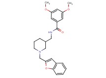 N-{[1-(1-benzofuran-2-ylmethyl)-3-piperidinyl]methyl}-3,5-dimethoxybenzamide