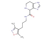 N-[3-(3,5-dimethyl-4-isoxazolyl)propyl]-4,5,6,7-tetrahydro-1H-imidazo[4,5-c]pyridine-4-carboxamide dihydrochloride
