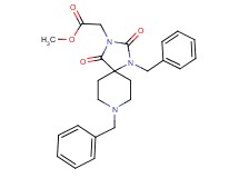methyl (1,8-dibenzyl-2,4-dioxo-1,3,8-triazaspiro[4.5]dec-3-yl)acetate