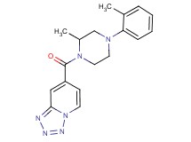 7-{[2-methyl-4-(2-methylphenyl)-1-piperazinyl]carbonyl}tetrazolo[1,5-a]pyridine