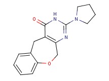 2-pyrrolidin-1-yl-5,11-dihydro[1]benzoxepino[3,4-d]pyrimidin-4(3H)-one