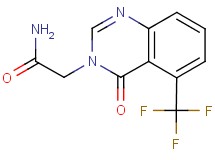 2-[4-oxo-5-(trifluoromethyl)quinazolin-3(4H)-yl]acetamide