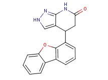 4-dibenzo[b,d]furan-4-yl-2,4,5,7-tetrahydro-6H-pyrazolo[3,4-b]pyridin-6-one