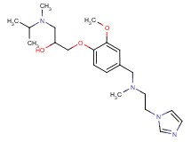 1-(4-{[[2-(1H-imidazol-1-yl)ethyl](methyl)amino]methyl}-2-methoxyphenoxy)-3-[isopropyl(methyl)amino]-2-propanol