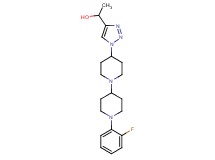 1-{1-[1'-(2-fluorophenyl)-1,4'-bipiperidin-4-yl]-1H-1,2,3-triazol-4-yl}ethanol trifluoroacetate (salt)