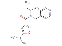N-(sec-butyl)-5-isopropyl-N-(pyridin-4-ylmethyl)isoxazole-3-carboxamide