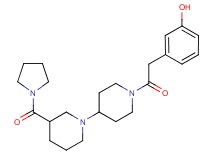 3-{2-oxo-2-[3-(pyrrolidin-1-ylcarbonyl)-1,4'-bipiperidin-1'-yl]ethyl}phenol