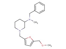N-benzyl-1-{[5-(methoxymethyl)-2-furyl]methyl}-N-methyl-3-piperidinamine