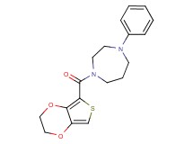 1-(2,3-dihydrothieno[3,4-b][1,4]dioxin-5-ylcarbonyl)-4-phenyl-1,4-diazepane