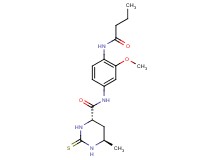 (4S*,6R*)-N-[4-(butyrylamino)-3-methoxyphenyl]-6-methyl-2-thioxohexahydropyrimidine-4-carboxamide