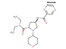 N-[(3R,5S)-5-[(diethylamino)carbonyl]-1-(tetrahydro-2H-pyran-4-yl)pyrrolidin-3-yl]pyrazine-2-carboxamide