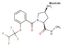 (4S)-4-amino-N-methyl-1-[2-(1,1,2,2-tetrafluoroethoxy)benzoyl]-L-prolinamide