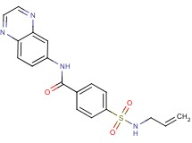 4-[(allylamino)sulfonyl]-N-6-quinoxalinylbenzamide
