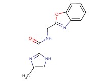N-(1,3-benzoxazol-2-ylmethyl)-4-methyl-1H-imidazole-2-carboxamide