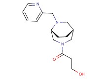3-oxo-3-[(1R*,5R*)-6-(2-pyridinylmethyl)-3,6-diazabicyclo[3.2.2]non-3-yl]-1-propanol